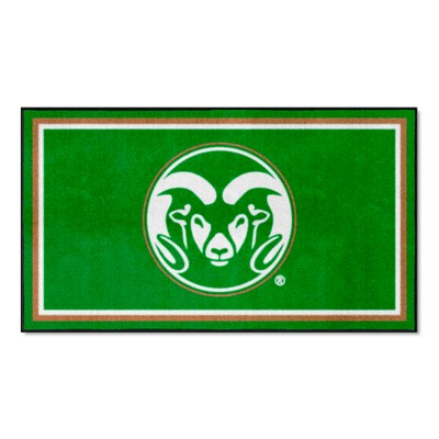 Fan Mats  LLC Colorado State Rams 3x5 Rug Green