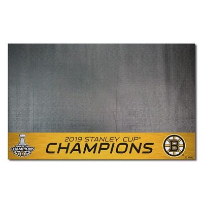 Fan Mats  LLC Pittsburgh Penguins Vinyl Grill Mat - 26in. x 42in., 2018 NHL Stanley Cup Champions Yellow