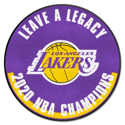 Fan Mats  LLC Los Angeles Lakers Basketball Mat Purple