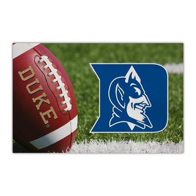 Duke Blue Devils Scraper Mat Photo Fan Mats LLC Duke Blue Devils Scraper Mat Photo