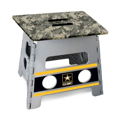 Fan Mats  LLC U.S. Army n/a Folding Step Stool Gray