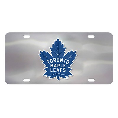 Fan Mats  LLC Toronto Maple Leafs Diecast License Plate Stainless Steel