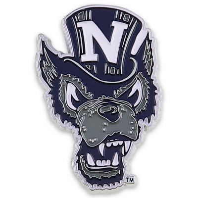 Fan Mats  LLC Nevada Wolfpack 3D Color Metal Emblem Navy
