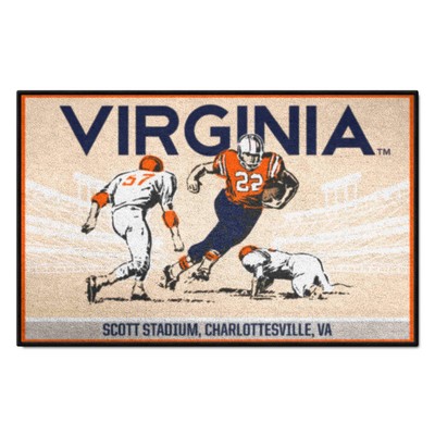 Fan Mats  LLC Virginia Cavaliers Starter Mat Ticket Tan