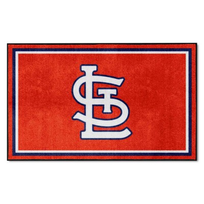 Fan Mats  LLC St. Louis Cardinals 4x6 Rug Red