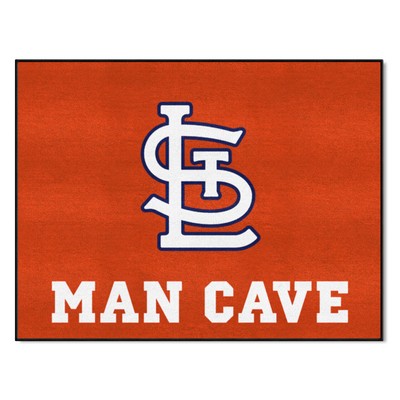 Fan Mats  LLC St. Louis Cardinals Man Cave All-Star Rug - 34 in. x 42.5 in. Red