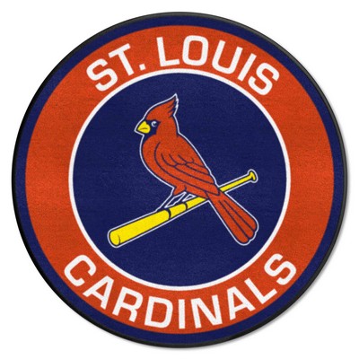 Fan Mats  LLC St. Louis Cardinals Roundel Mat Red