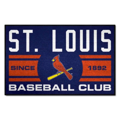 Fan Mats  LLC St. Louis Cardinals Starter Mat Uniform Blue