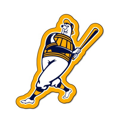 Fan Mats  LLC Milwaukee Brewers Mascot Mat Yellow