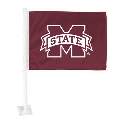 Fan Mats  LLC Mississippi State Bulldogs Car Flag Large 1pc 11
