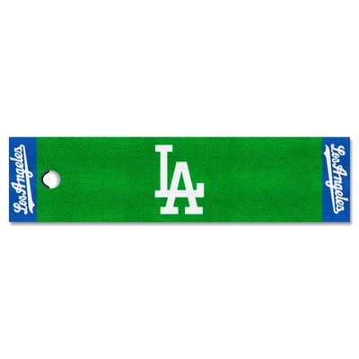 Fan Mats  LLC Los Angeles Dodgers Putting Green Mat - 1.5ft. x 6ft. Green
