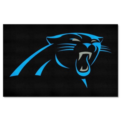 Fan Mats  LLC Carolina Panthers Ulti-Mat Black
