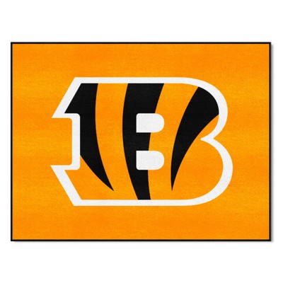 Fan Mats  LLC Cincinnati Bengals All-Star Mat Orange