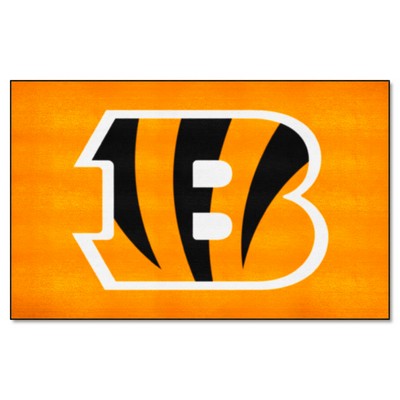 Fan Mats  LLC Cincinnati Bengals Ulti-Mat Rug - 5ft. x 8ft. Orange