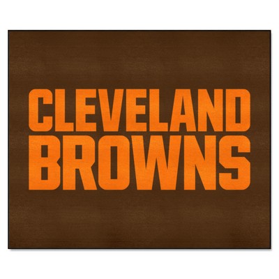 Fan Mats  LLC Cleveland Browns Tailgater Rug - 5ft. x 6ft. Brown