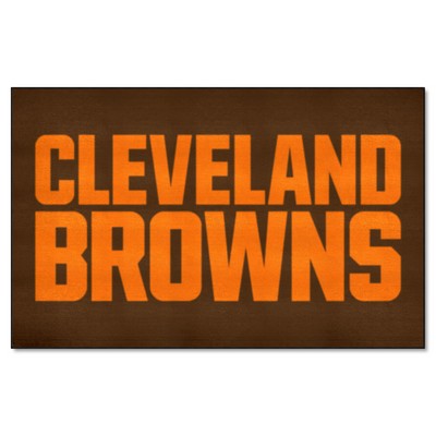 Fan Mats  LLC Cleveland Browns Ulti-Mat Rug - 5ft. x 8ft. Brown