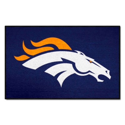 Fan Mats  LLC Denver Broncos Starter Mat Navy
