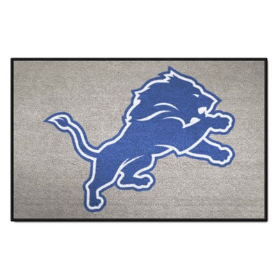 Fan Mats  LLC Detroit Lions Starter Mat Gray