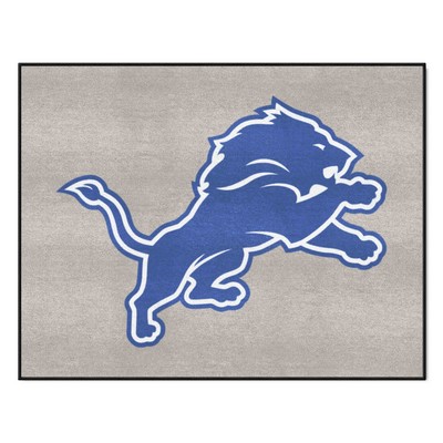 Fan Mats  LLC Detroit Lions All-Star Mat Gray