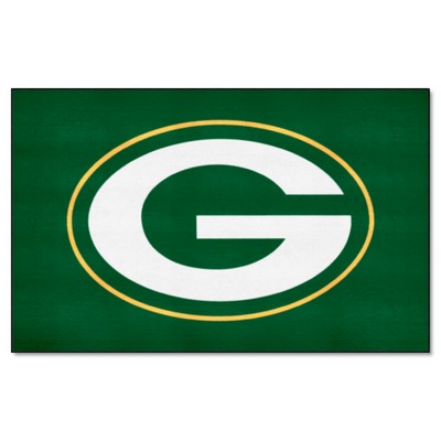 Fan Mats  LLC Green Bay Packers Ulti-Mat Rug - 5ft. x 8ft. Green