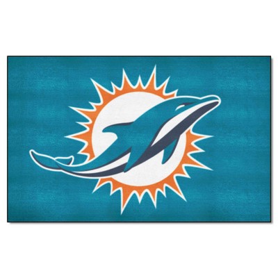 Fan Mats  LLC Miami Dolphins Ulti-Mat Aqua