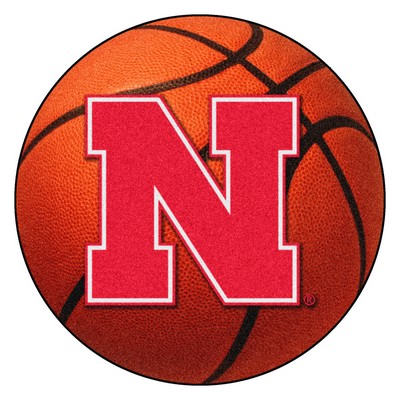 Fan Mats  LLC Nebraska Cornhuskers Basketball Rug 