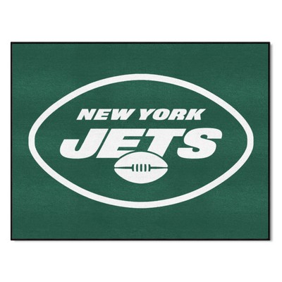 Fan Mats  LLC New York Jets All-Star Rug - 34 in. x 42.5 in. Green