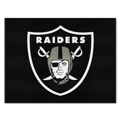 Fan Mats  LLC Las Vegas Raiders All-Star Mat Black