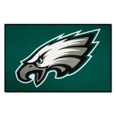 Fan Mats  LLC Philadelphia Eagles Starter Mat Accent Rug - 19in. x 30in. Green