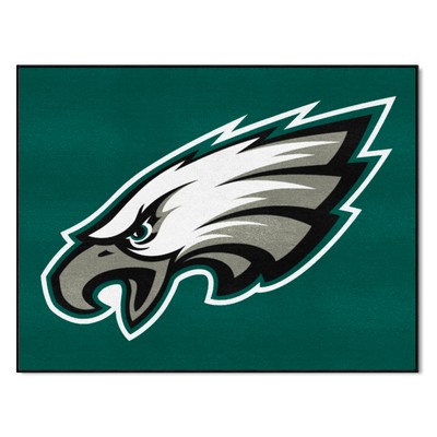 Fan Mats  LLC Philadelphia Eagles All-Star Rug - 34 in. x 42.5 in. Green