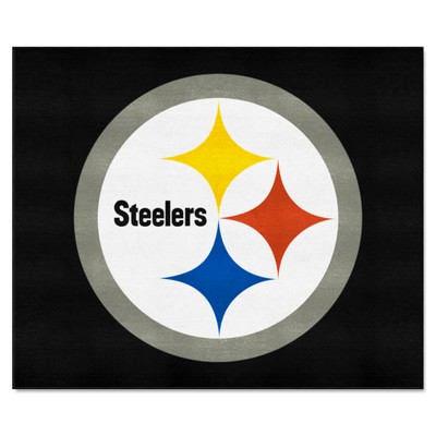 Fan Mats  LLC Pittsburgh Steelers Tailgater Rug - 5ft. x 6ft. Black