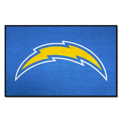 Fan Mats  LLC Los Angeles Chargers Starter Mat Accent Rug - 19in. x 30in. Blue