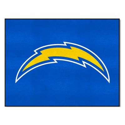 Fan Mats  LLC Los Angeles Chargers All-Star Rug - 34 in. x 42.5 in. Blue