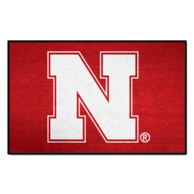 Fan Mats  LLC Nebraska Cornhuskers Starter Mat Red