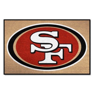 Fan Mats  LLC San Francisco 49ers Starter Mat Accent Rug - 19in. x 30in. Gold
