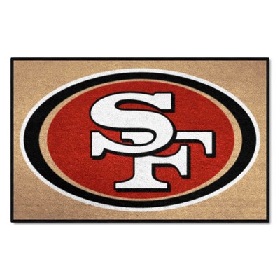 Fan Mats  LLC San Francisco 49ers Starter Mat Gold