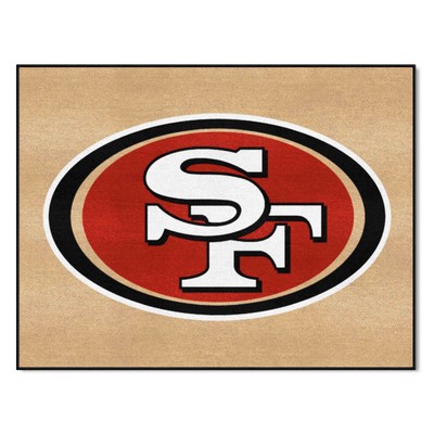 Fan Mats  LLC San Francisco 49ers All-Star Mat Gold