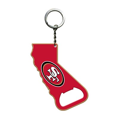 Fan Mats  LLC San Francisco 49ers Keychain Bottle Opener Red