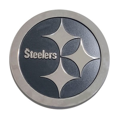 Fan Mats  LLC Pittsburgh Steelers Chrome Emblem Chrome