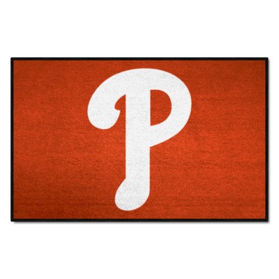 Fan Mats  LLC Philadelphia Phillies Starter Mat Accent Rug - 19in. x 30in. Red