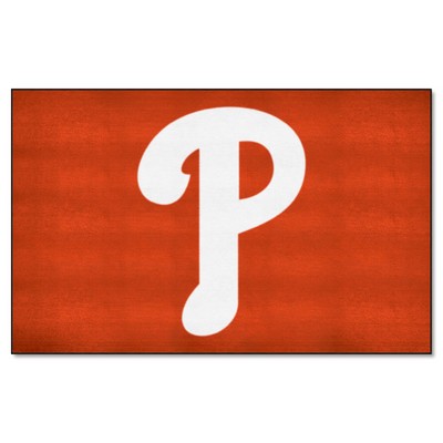 Fan Mats  LLC Philadelphia Phillies Ulti-Mat Rug - 5ft. x 8ft. Red