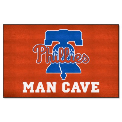 Fan Mats  LLC Philadelphia Phillies Man Cave Ulti-Mat Rug - 5ft. x 8ft. Red