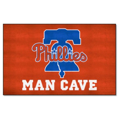 Fan Mats  LLC Philadelphia Phillies Ulti-Mat Man Cave Red