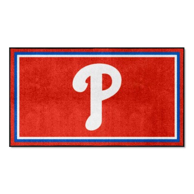 Fan Mats  LLC Philadelphia Phillies 3x5 Rug Red