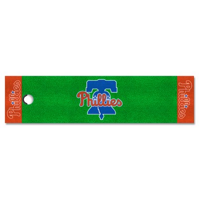 Fan Mats  LLC Philadelphia Phillies Putting Green Mat Green