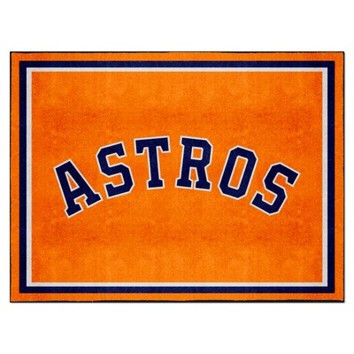 Fan Mats  LLC Houston Astros 8ft. x 10 ft. Plush Area Rug Orange