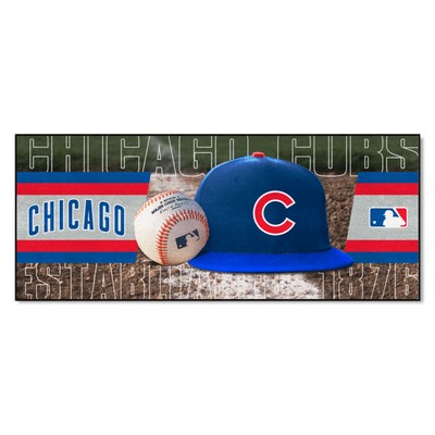 Fan Mats  LLC Chicago Cubs Baseball Runner Rug - 30in. x 72in. Photo