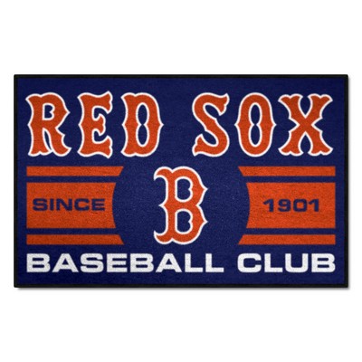 Fan Mats  LLC Boston Red Sox Starter Mat Accent Rug - 19in. x 30in. Navy