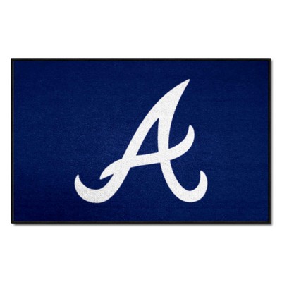 Fan Mats  LLC Atlanta Braves Starter Mat Navy