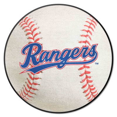 Fan Mats  LLC Texas Rangers Baseball Mat White